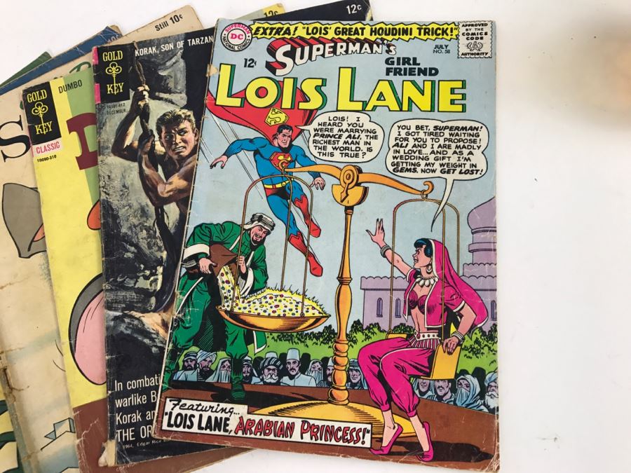 Collection Of Vintage Comic Books Walt Disney, Superman's Girl Friend Lois Lane [Photo 2]