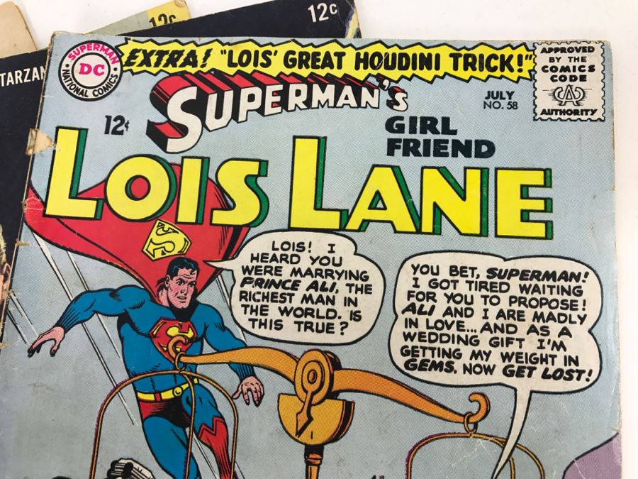 Collection Of Vintage Comic Books Walt Disney, Superman's Girl Friend Lois Lane [Photo 3]