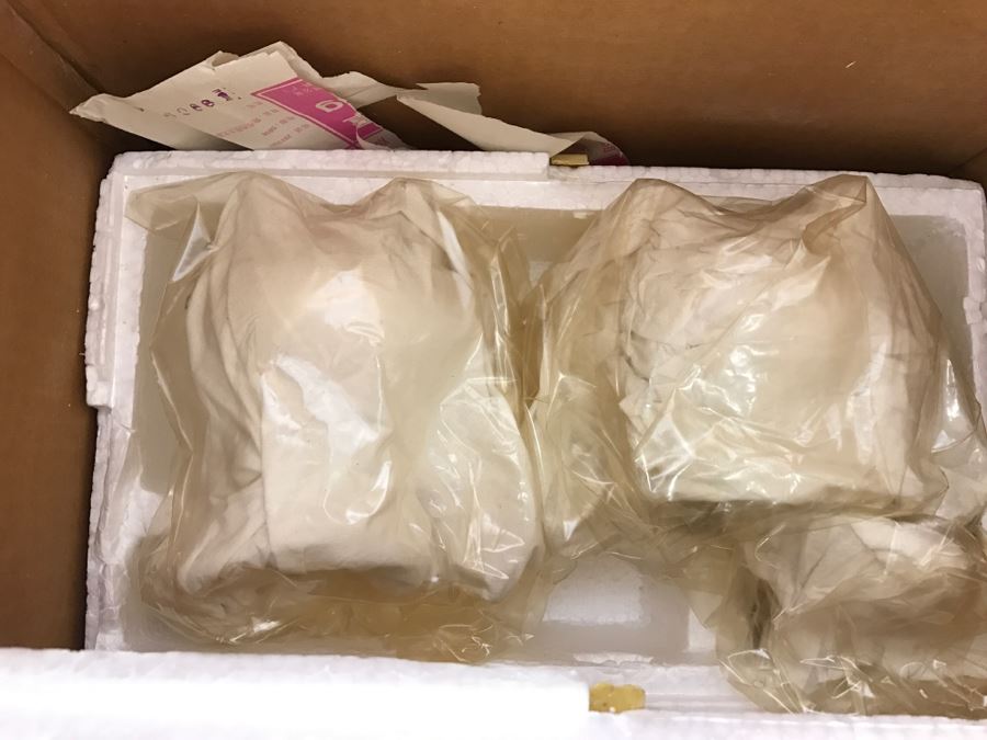 Like New Set Of Gorham Silverplate 4-Piece Coffee And Tea Set With Coffee Pot, Tea Pot, Creamer And Sugar In Original Box [Photo 8]