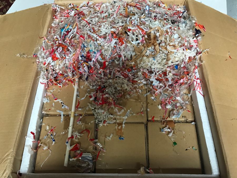 Huge Collection Of New In Box SASAKI Hand Crafted Japanese Green Art Glass Stemware And Glassware ~ 16 Boxes ~ 73 Glasses  - See All Photos [Photo 39]