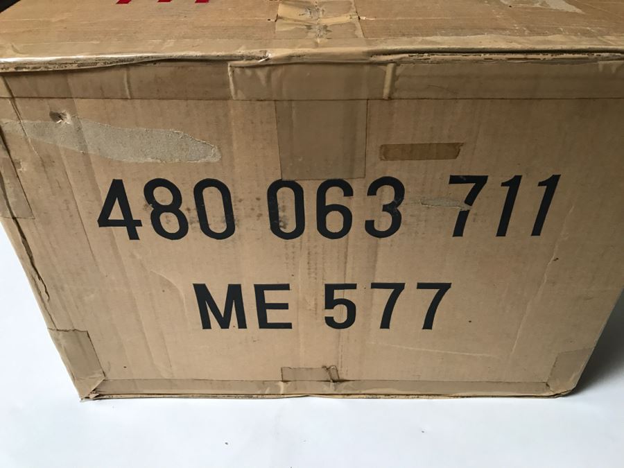 Huge Collection Of New In Box SASAKI Hand Crafted Japanese Green Art Glass Stemware And Glassware ~ 16 Boxes ~ 73 Glasses  - See All Photos [Photo 42]