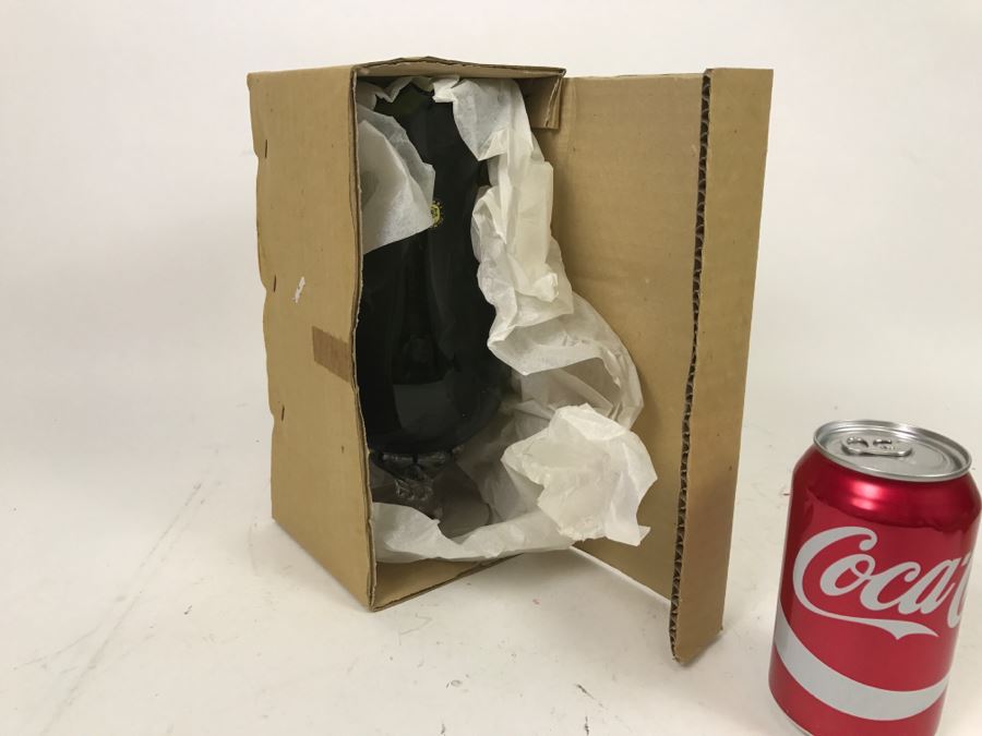 Huge Collection Of New In Box SASAKI Hand Crafted Japanese Green Art Glass Stemware And Glassware ~ 16 Boxes ~ 73 Glasses  - See All Photos [Photo 30]