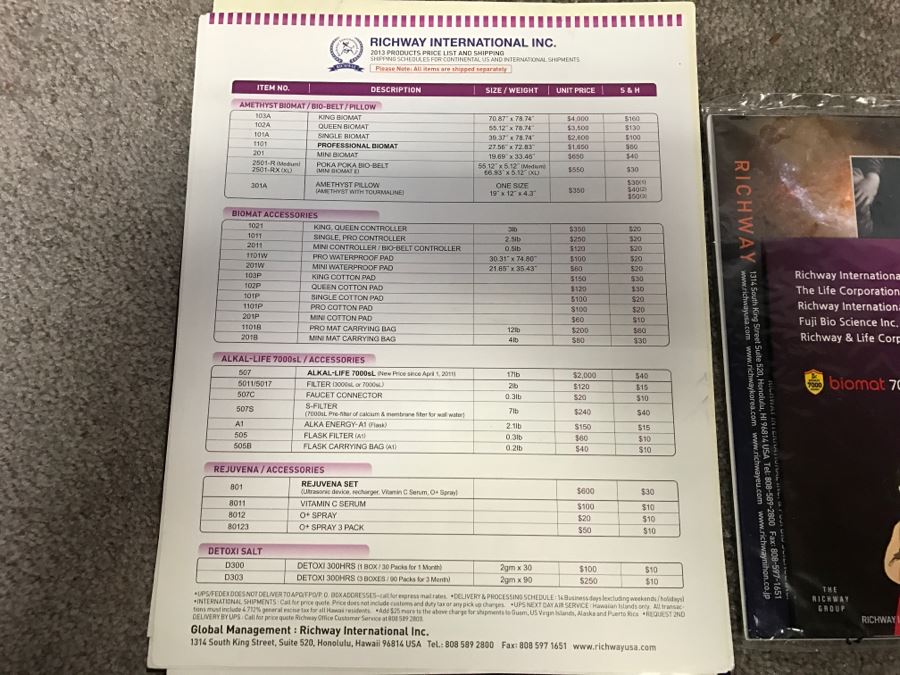 Biomat 7000MX Mini High-Tech Infrared Ray (HR) Treatment System With Amethyst By Richway International Retails For $770 [Photo 16]