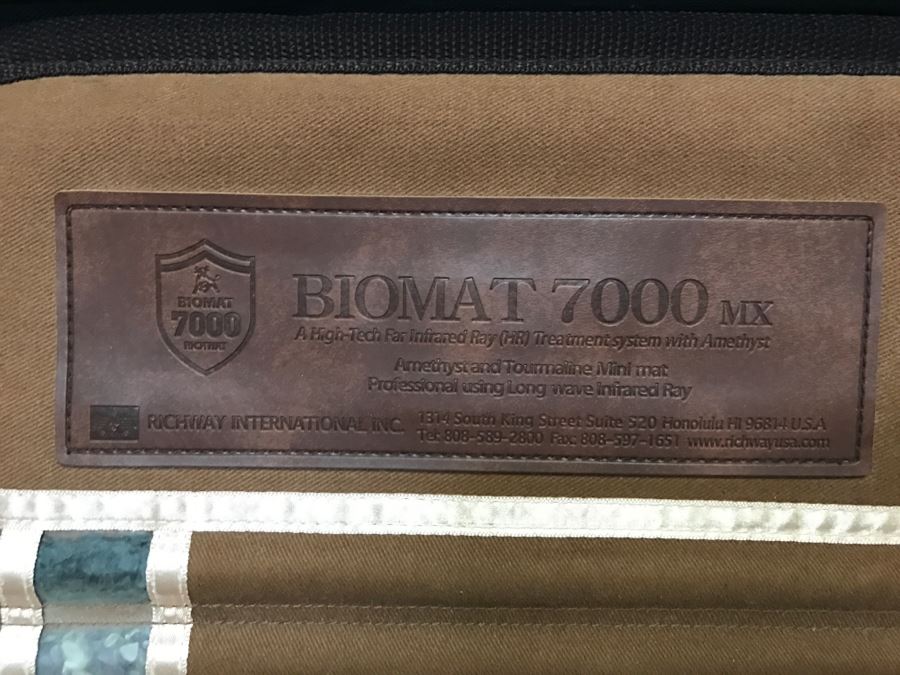 Biomat 7000MX Mini High-Tech Infrared Ray (HR) Treatment System With Amethyst By Richway International Retails For $770 [Photo 20]