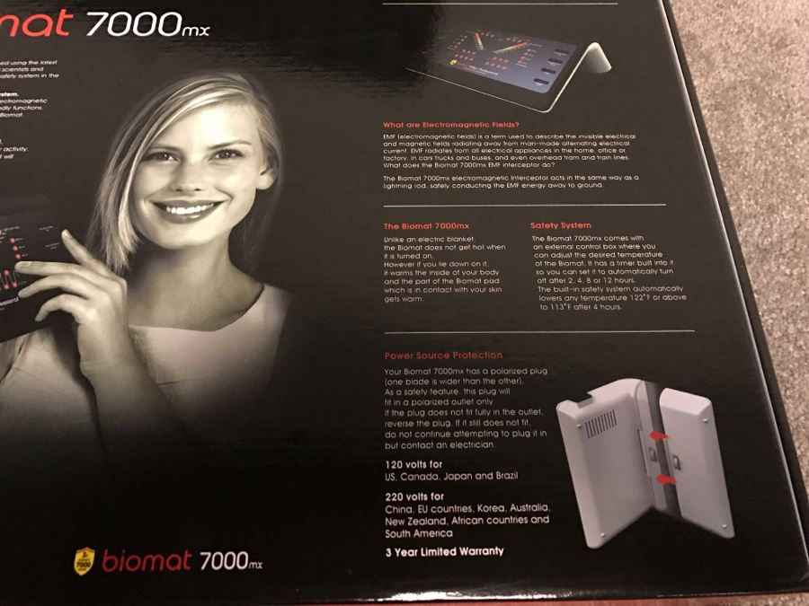 Biomat 7000MX Mini High-Tech Infrared Ray (HR) Treatment System With Amethyst By Richway International Retails For $770 [Photo 7]