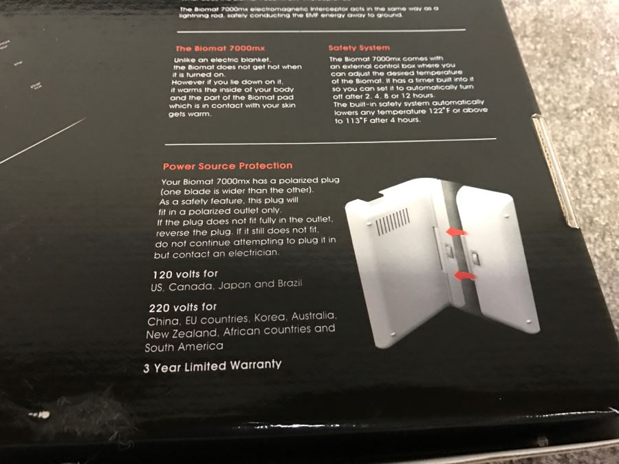 Biomat 7000MX Mini High-Tech Infrared Ray (HR) Treatment System With Amethyst By Richway International Retails For $770 [Photo 10]