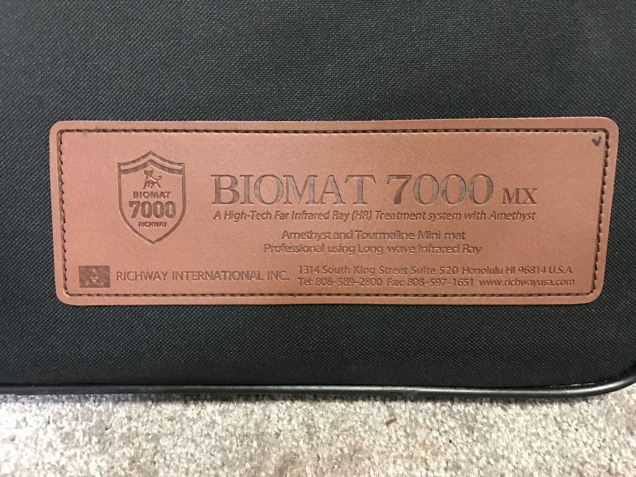 Biomat 7000MX Mini High-Tech Infrared Ray (HR) Treatment System With Amethyst By Richway International Retails For $770 [Photo 14]