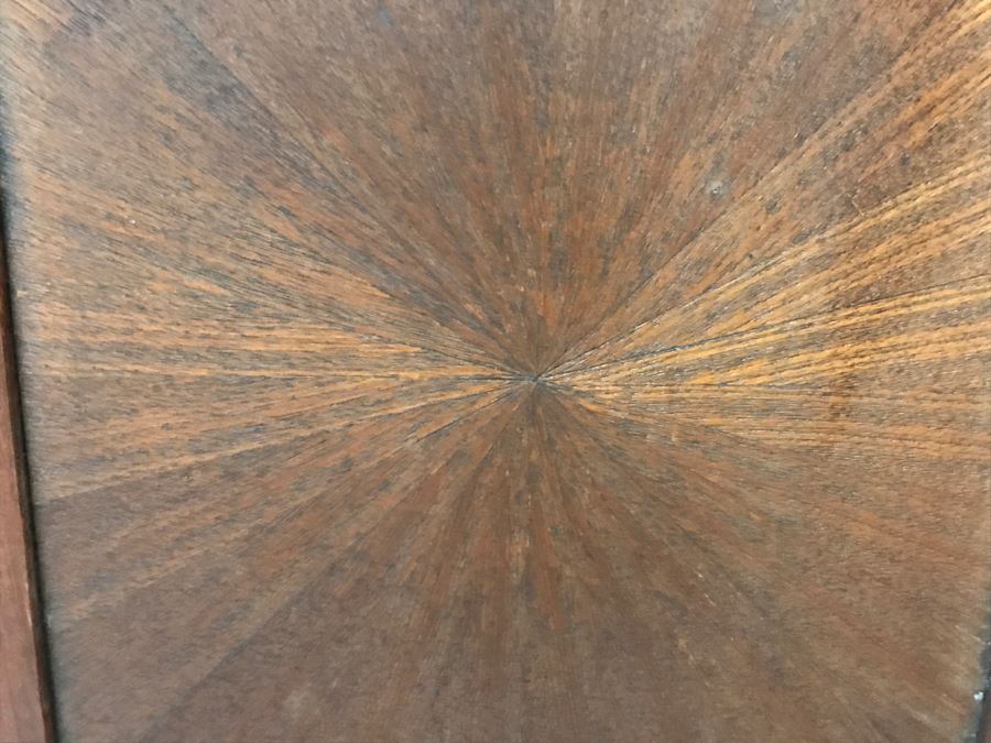 Stunning Heavy 4-Panel Carved Rosewood Screen With Floral Motif And Sunburst Patterns [Photo 34]