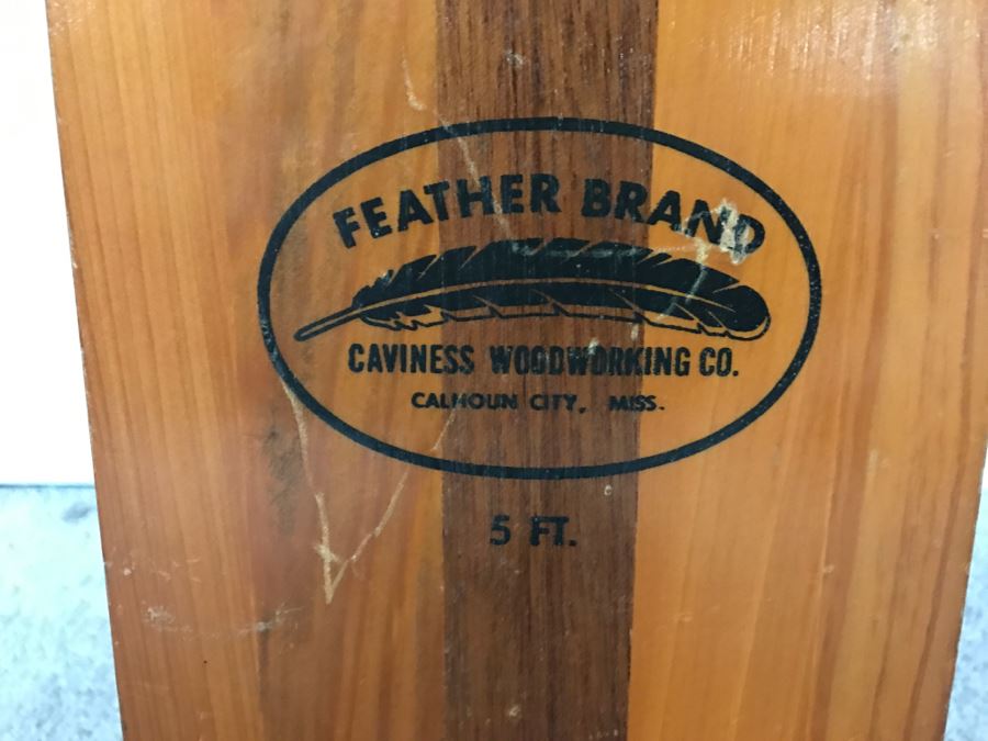 Feather Brand Caviness Woodworking Co 5FT Wooden Paddle [Photo 4]