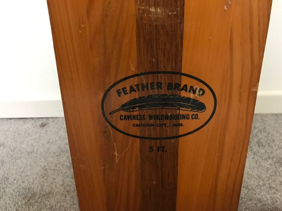 Feather Brand Caviness Woodworking Co 5FT Wooden Paddle [Photo 3]