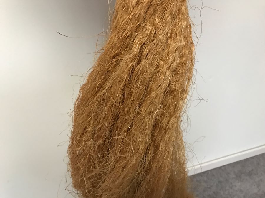 Large Vintage Hand‑Braided Macrame Plant Hanger Two-Tier [Photo 6]