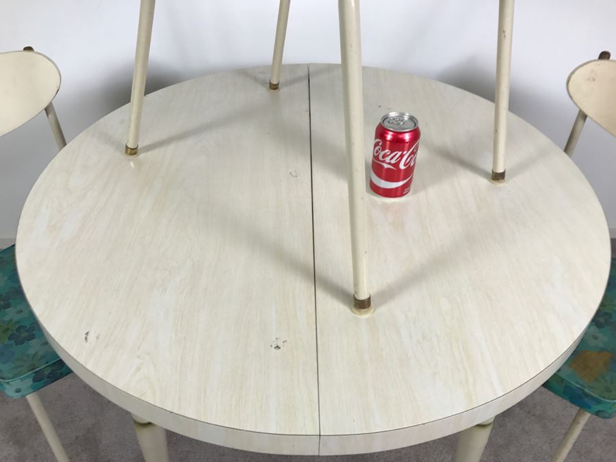 Vintage Mid-Century Modern Metalcraft Set Of 3 Chairs With Round Table Styled Steel Furniture Lynwood, CA [Photo 7]