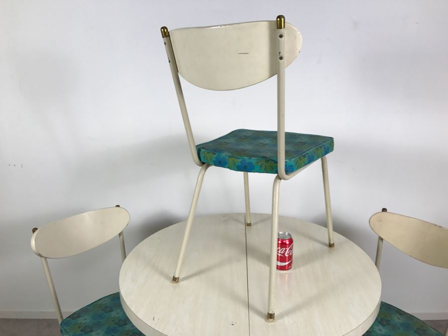 Vintage Mid-Century Modern Metalcraft Set Of 3 Chairs With Round Table Styled Steel Furniture Lynwood, CA [Photo 9]