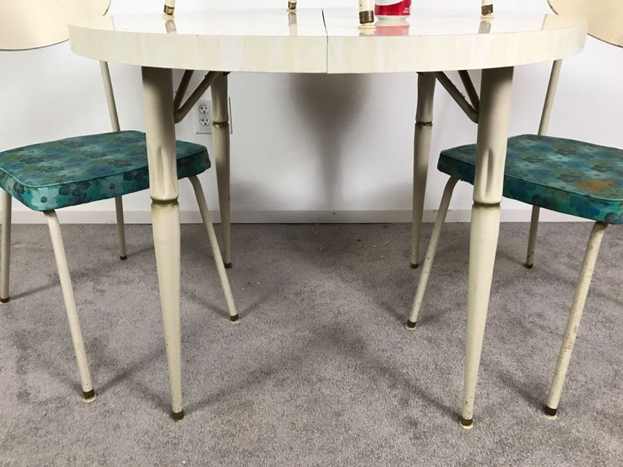 Vintage Mid-Century Modern Metalcraft Set Of 3 Chairs With Round Table Styled Steel Furniture Lynwood, CA [Photo 6]