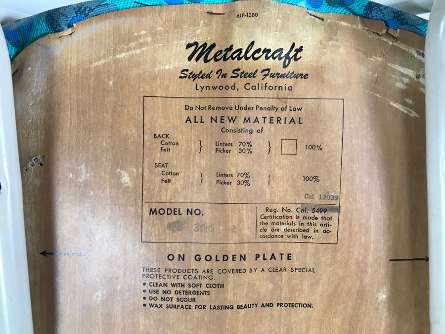 Vintage Mid-Century Modern Metalcraft Set Of 3 Chairs With Round Table Styled Steel Furniture Lynwood, CA [Photo 2]