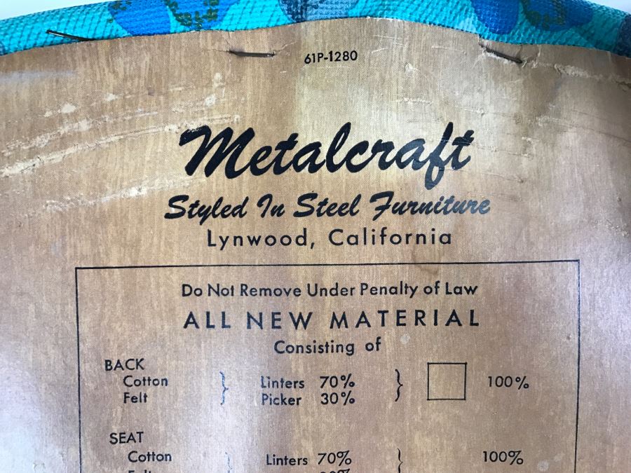 Vintage Mid-Century Modern Metalcraft Set Of 3 Chairs With Round Table Styled Steel Furniture Lynwood, CA [Photo 11]