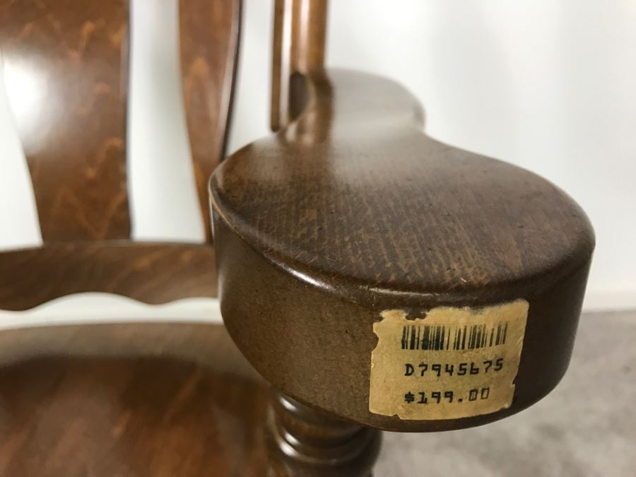 Oversized Wooden Rocking Chair From Yugoslavia [Photo 6]