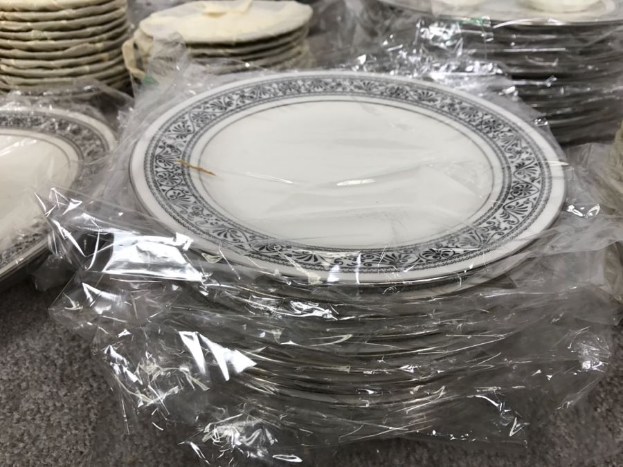 New Old Stock ~93 Piece Set Of Noritake Ivory China Prelude Pattern With Original Boxes [Photo 20]