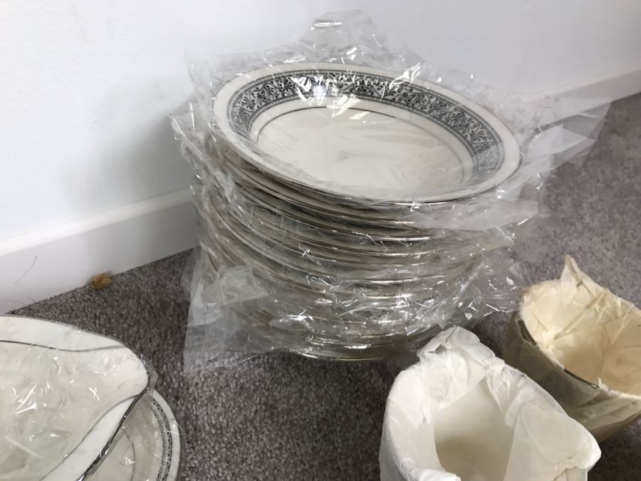 New Old Stock ~93 Piece Set Of Noritake Ivory China Prelude Pattern With Original Boxes [Photo 28]