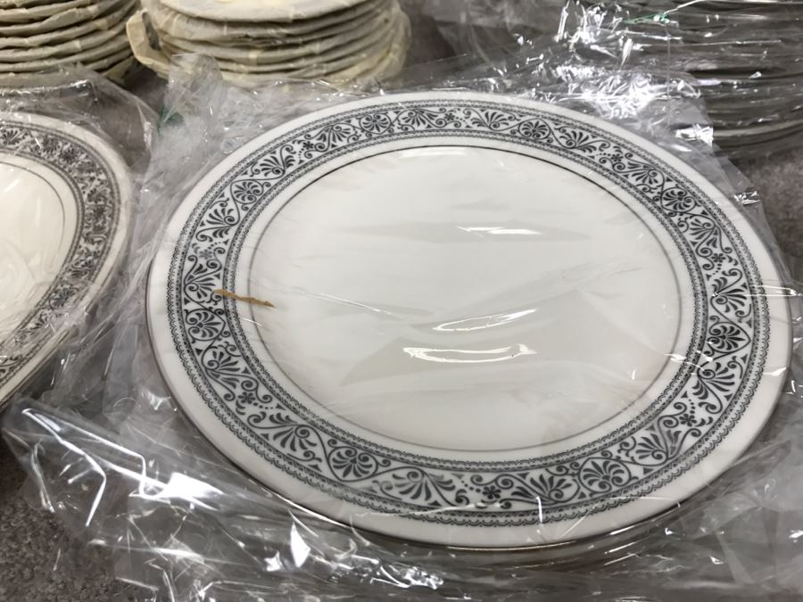 New Old Stock ~93 Piece Set Of Noritake Ivory China Prelude Pattern With Original Boxes [Photo 21]