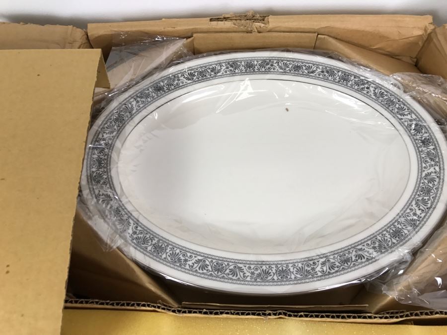 New Old Stock ~93 Piece Set Of Noritake Ivory China Prelude Pattern With Original Boxes [Photo 7]