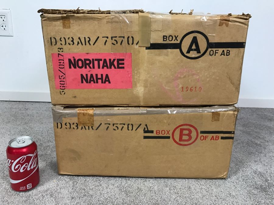 New Old Stock ~93 Piece Set Of Noritake Ivory China Prelude Pattern With Original Boxes [Photo 3]