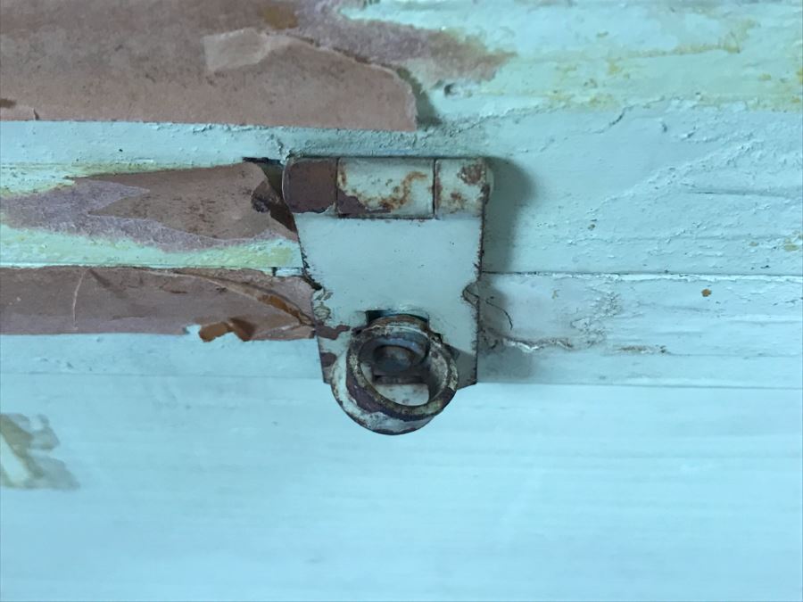 Vintage Metal Lined Wooden Trunk From Japan [Photo 9]