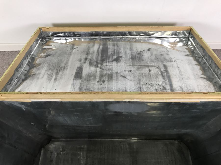 Vintage Metal Lined Wooden Trunk From Japan [Photo 8]