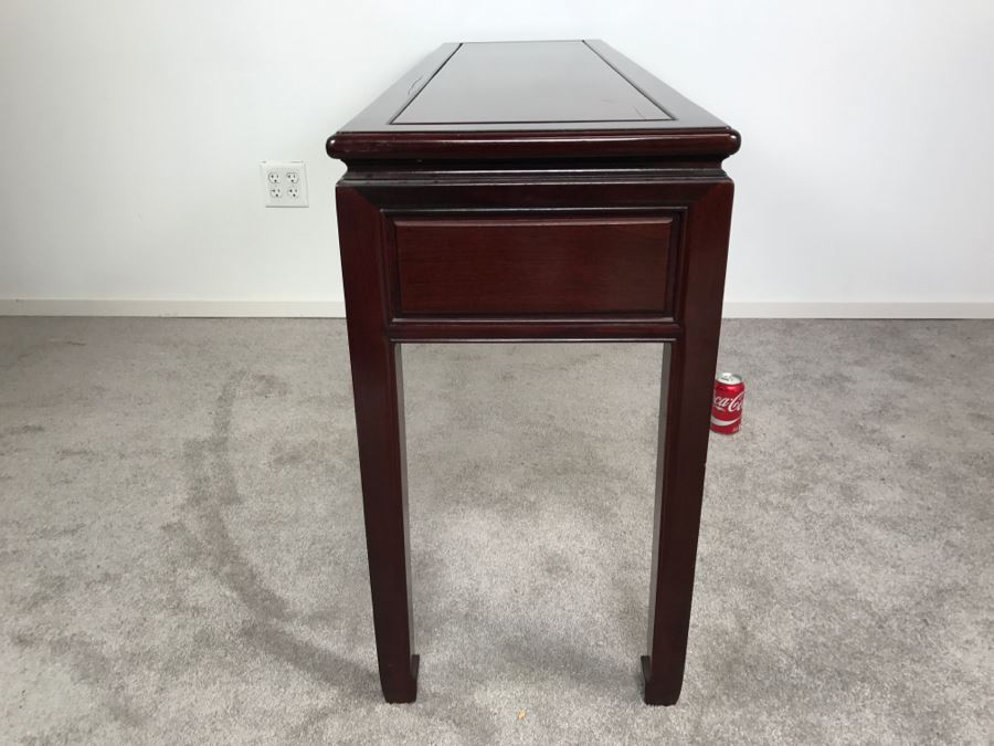 Chinese Rosewood Console Table With 3 Drawers [Photo 13]
