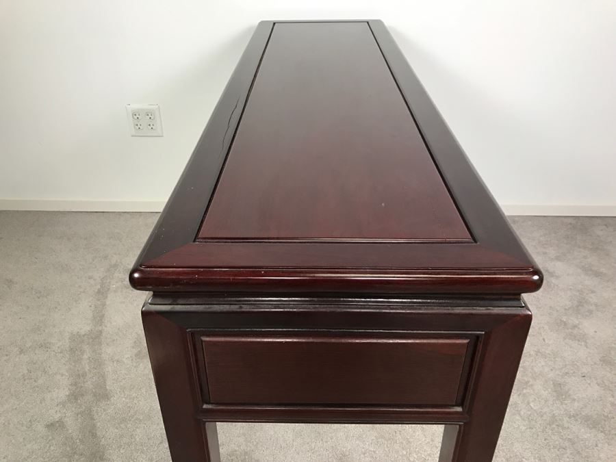 Chinese Rosewood Console Table With 3 Drawers [Photo 14]