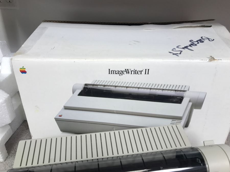 Apple Macintosh Mac Plus 1MB Computer (For Parts) Model M0001A With Manuals, Mouse, Keyboard And ImageWriter II Printer [Photo 19]