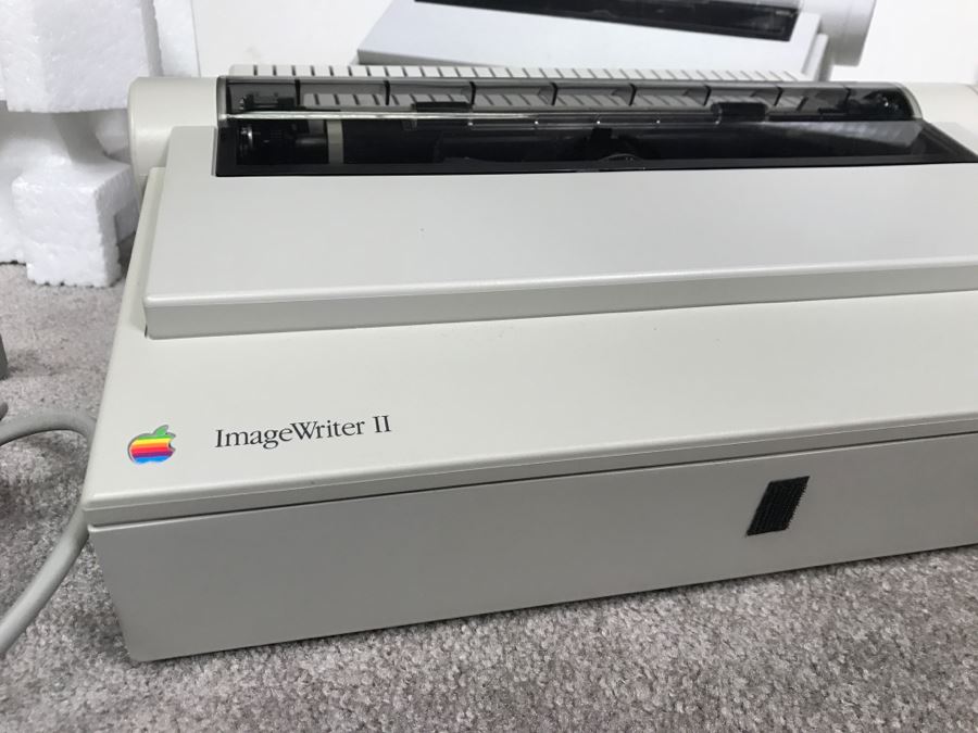 Apple Macintosh Mac Plus 1MB Computer (For Parts) Model M0001A With Manuals, Mouse, Keyboard And ImageWriter II Printer [Photo 16]