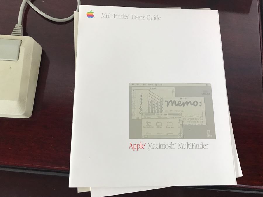 Apple Macintosh Mac Plus 1MB Computer (For Parts) Model M0001A With Manuals, Mouse, Keyboard And ImageWriter II Printer [Photo 12]