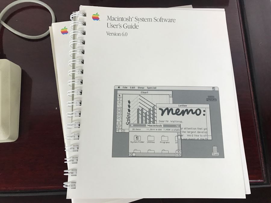 Apple Macintosh Mac Plus 1MB Computer (For Parts) Model M0001A With Manuals, Mouse, Keyboard And ImageWriter II Printer [Photo 11]