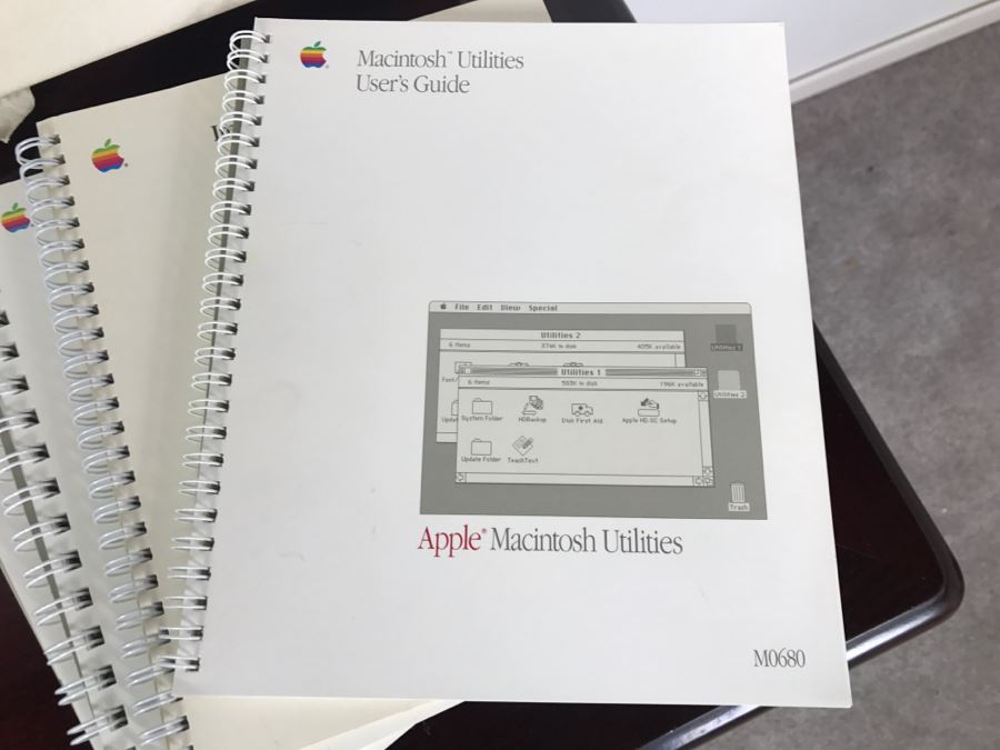 Apple Macintosh Mac Plus 1MB Computer (For Parts) Model M0001A With Manuals, Mouse, Keyboard And ImageWriter II Printer [Photo 9]