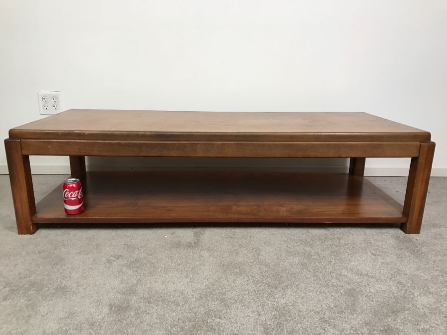 Vintage Mid-Century Lane Wooden Coffee Table Style No 1590 91 [Photo 3]