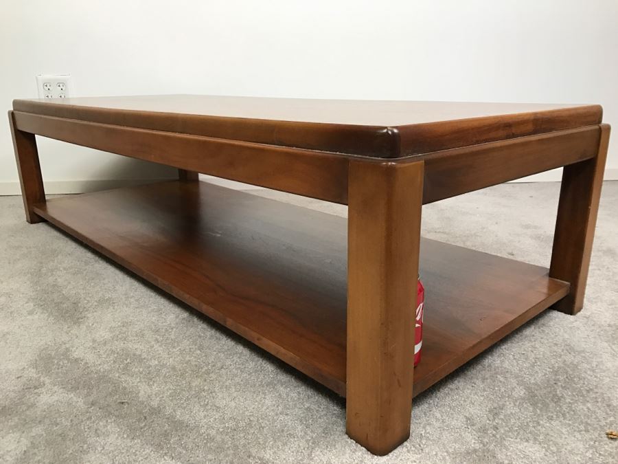 Vintage MidCentury Lane Wooden Coffee Table Style No 1590 91