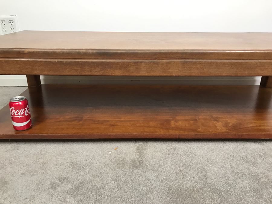 Vintage MidCentury Lane Wooden Coffee Table Style No 1590 91