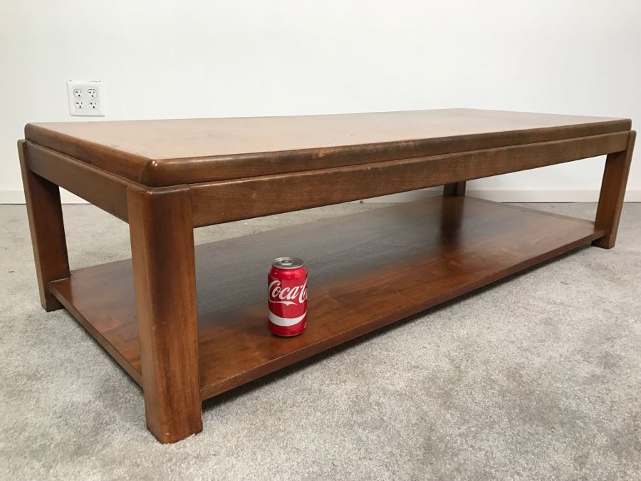 Vintage Mid-Century Lane Wooden Coffee Table Style No 1590 91