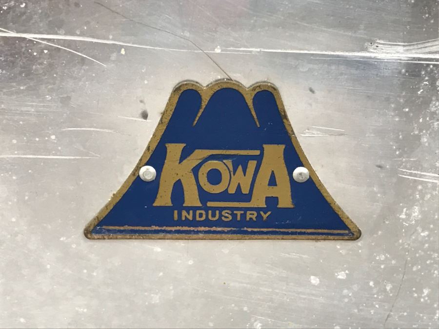 Vintage KOWA Industry Japanese Metal Steamer Trunk [Photo 2]