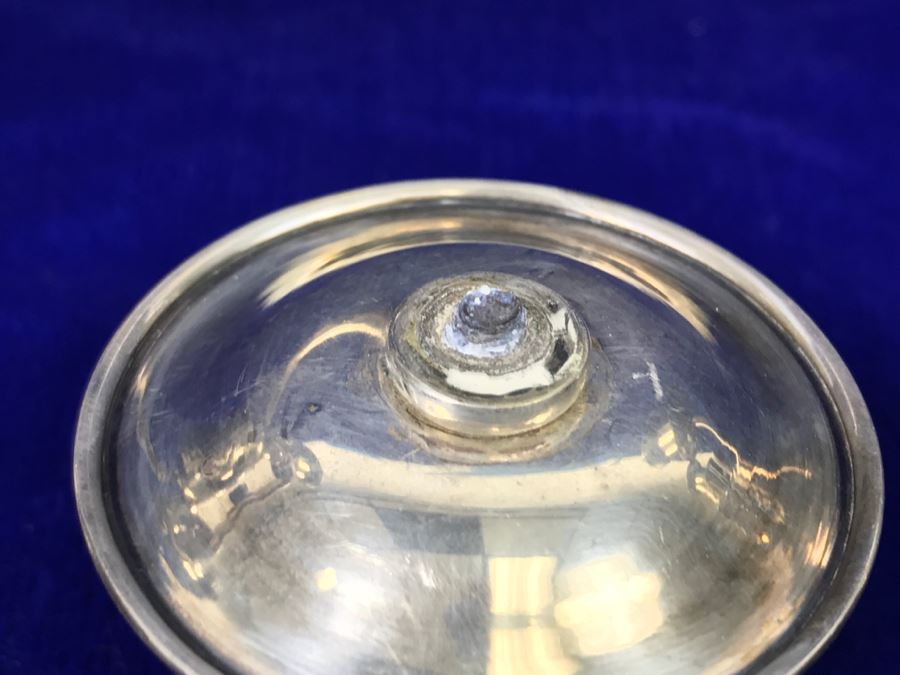 Pair Of Vintage Sterling Silver 950 Signed Japanese Candelabras - 627g Sterling Silver 950 Melt Value $308 - Note That One Candle Holder Needs Repair [Photo 17]