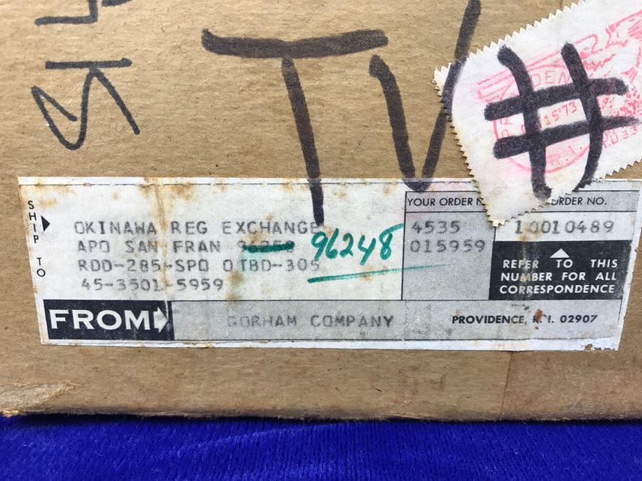 New Old Stock 30 Pieces Of Gorham Company Sterling Silver 20 Forks And 10 Knives - Forks Alone Weigh 851g $408 Melt Value - Knives An Additional ~$68 Melt Value = ~$470MV [Photo 3]