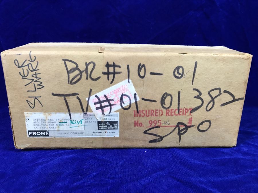 New Old Stock 30 Pieces Of Gorham Company Sterling Silver 20 Forks And 10 Knives - Forks Alone Weigh 851g $408 Melt Value - Knives An Additional ~$68 Melt Value = ~$470MV [Photo 2]