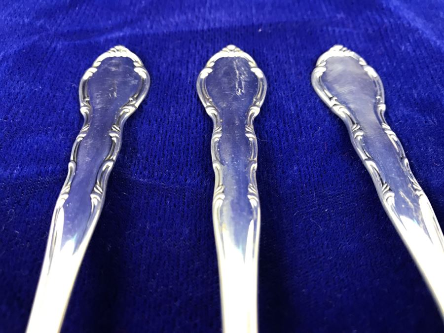 New Old Stock 30 Pieces Of Gorham Company Sterling Silver 20 Forks And 10 Knives - Forks Alone Weigh 851g $408 Melt Value - Knives An Additional ~$68 Melt Value = ~$470MV [Photo 7]