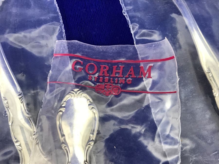 New Old Stock 30 Pieces Of Gorham Company Sterling Silver 20 Forks And 10 Knives - Forks Alone Weigh 851g $408 Melt Value - Knives An Additional ~$68 Melt Value = ~$470MV [Photo 5]