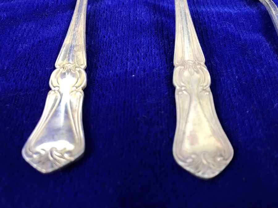 Vintage Set Of 3 T. A. Nickel Silver Spoons 65g [Photo 5]