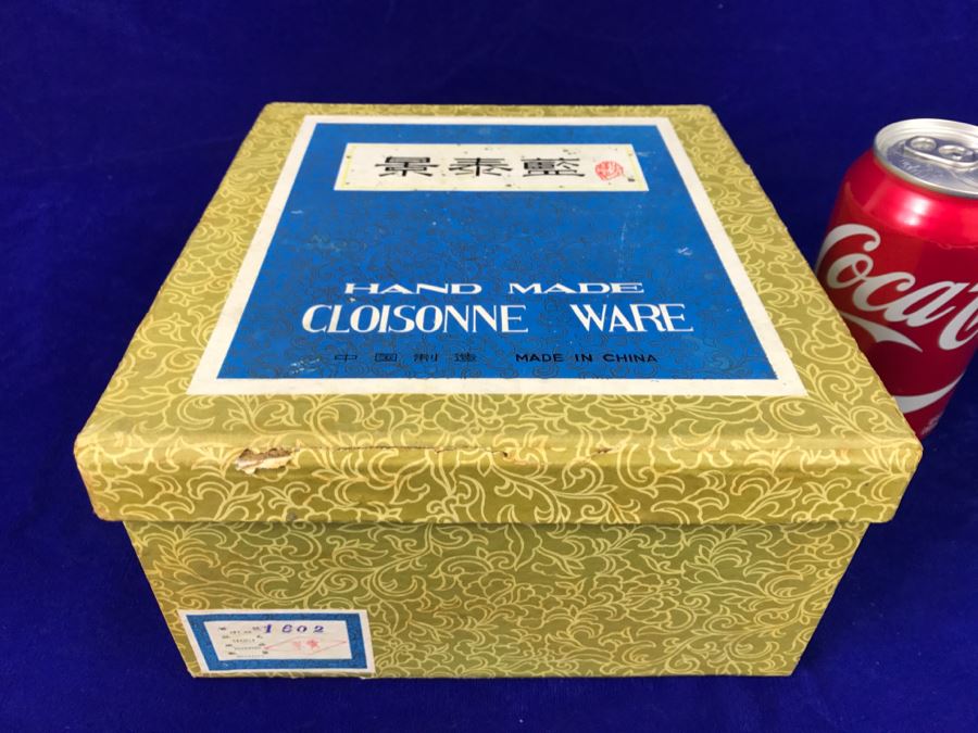 Hand Made Chinese Cloisonne Ware With Box [Photo 5]