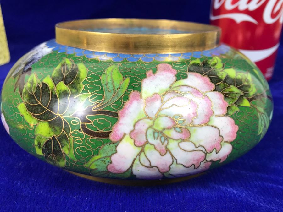Hand Made Chinese Cloisonne Ware With Box [Photo 4]