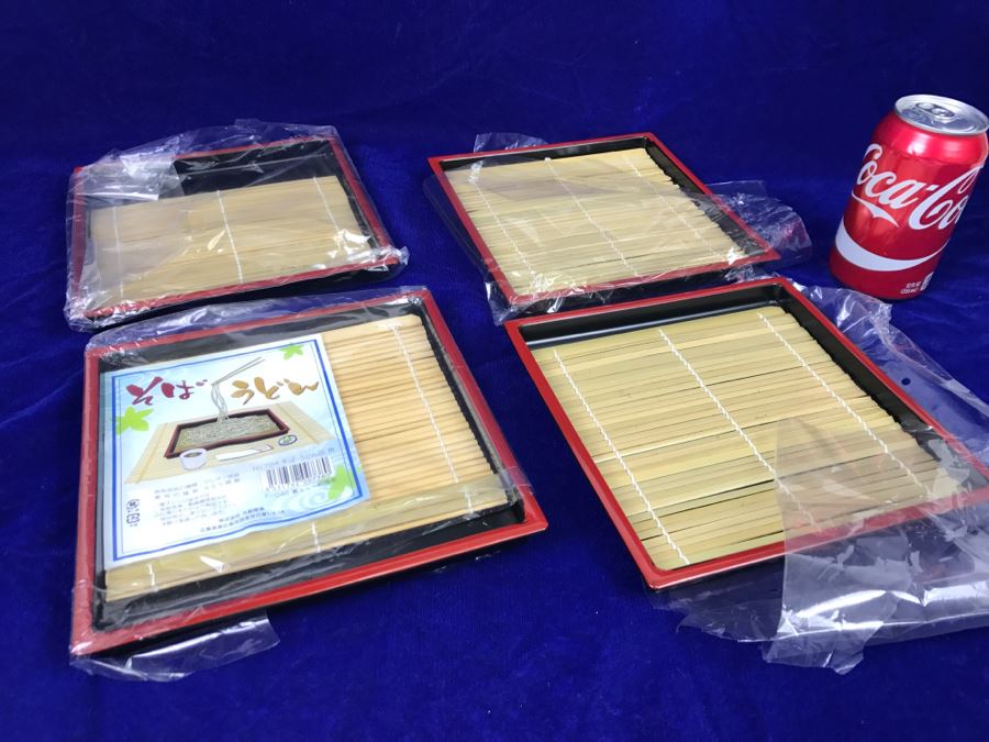 Set Of 4 New Sushi Trays
