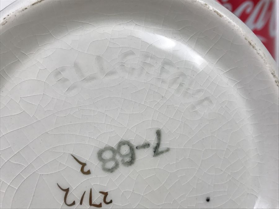 Vintage Ellgreave England Teapot White With Gold Painted Accents [Photo 8]